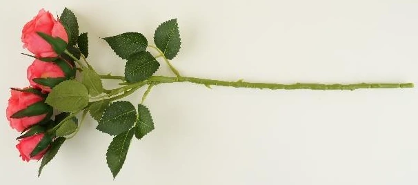 Garden Rose Stick 3 Head 3 Buds